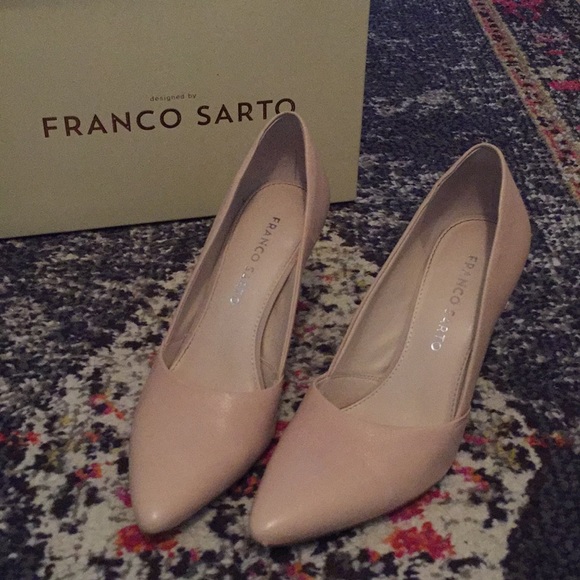 Franco Sarto Shoes - Franco Sarto Nude Amara Heels